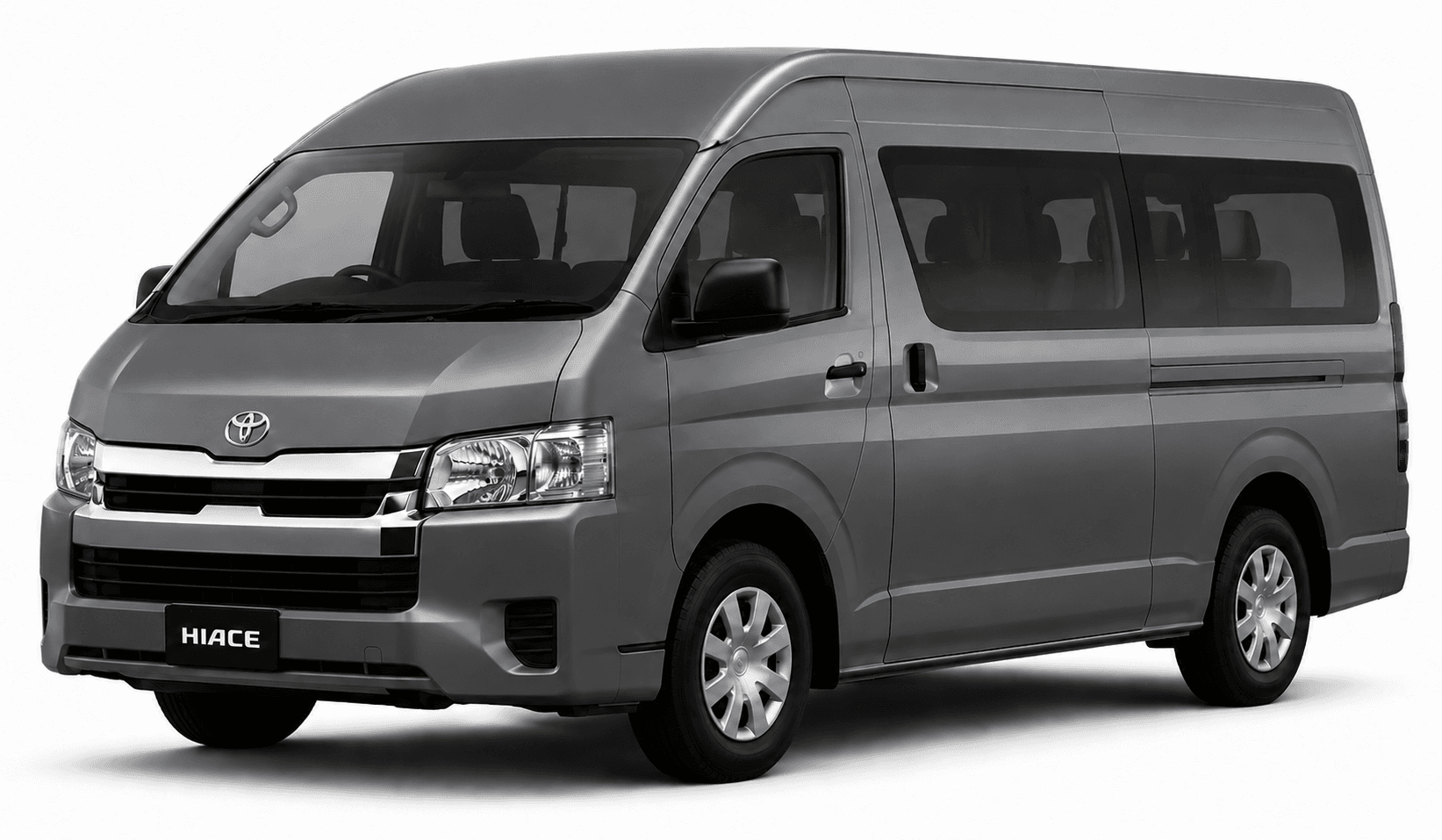 Toyota Hiace High Roof 10-seater van for large group Hajj transport Saudi Arabia