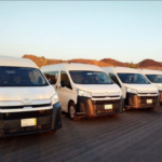 Spacious Hiroof vehicle for family and group travel to Mecca and Medina Mashaer Fleet